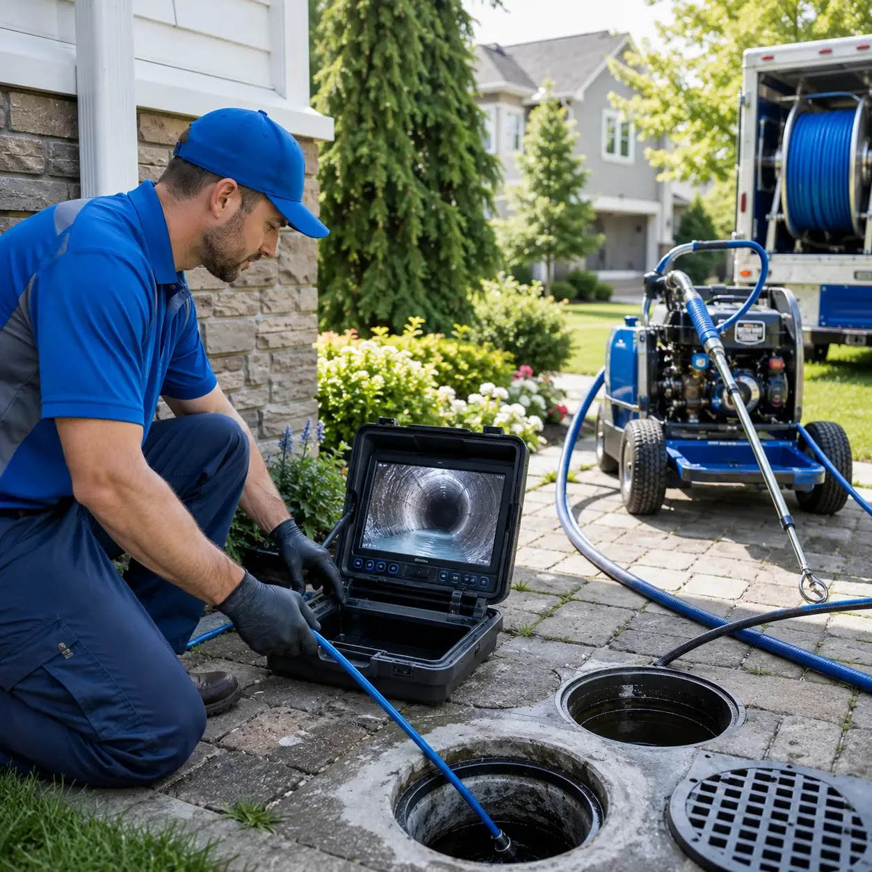 Outdoor drain cleaning professionals serving Bascom, OH