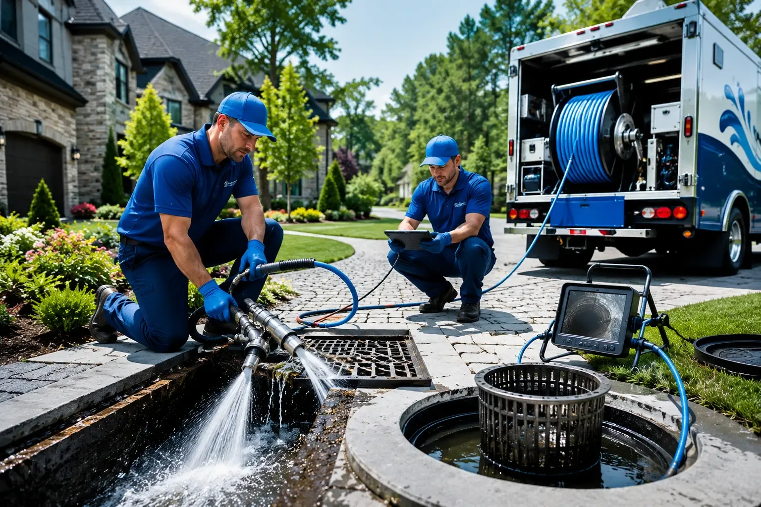 Local outdoor drain cleaning professionals in Bascom, OH